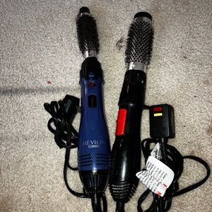 Bundle of Revlon brush hair curlers/dryers